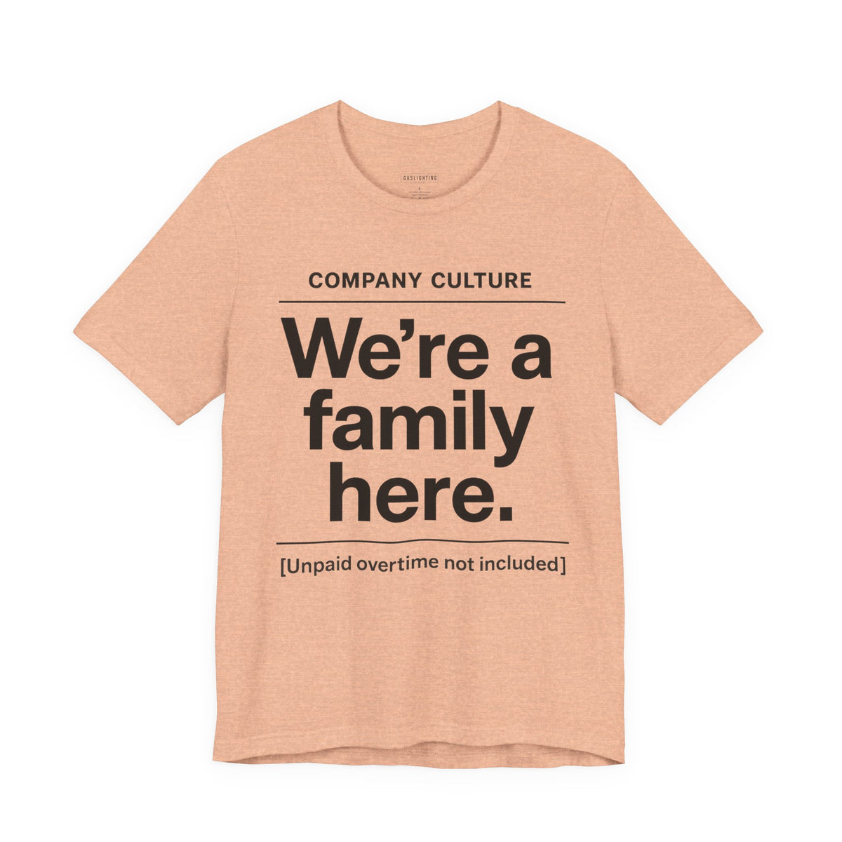 We're a family here.