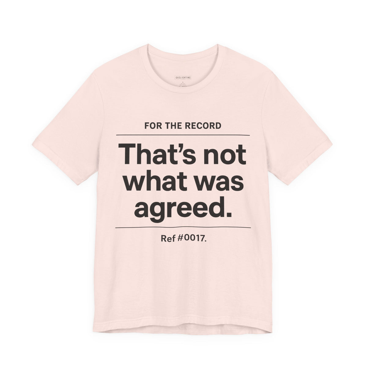 That's Not What Was Agreed.