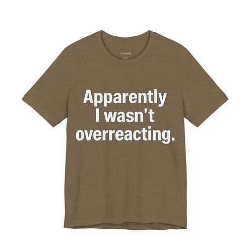 Apparently I wasn't overreacting.
