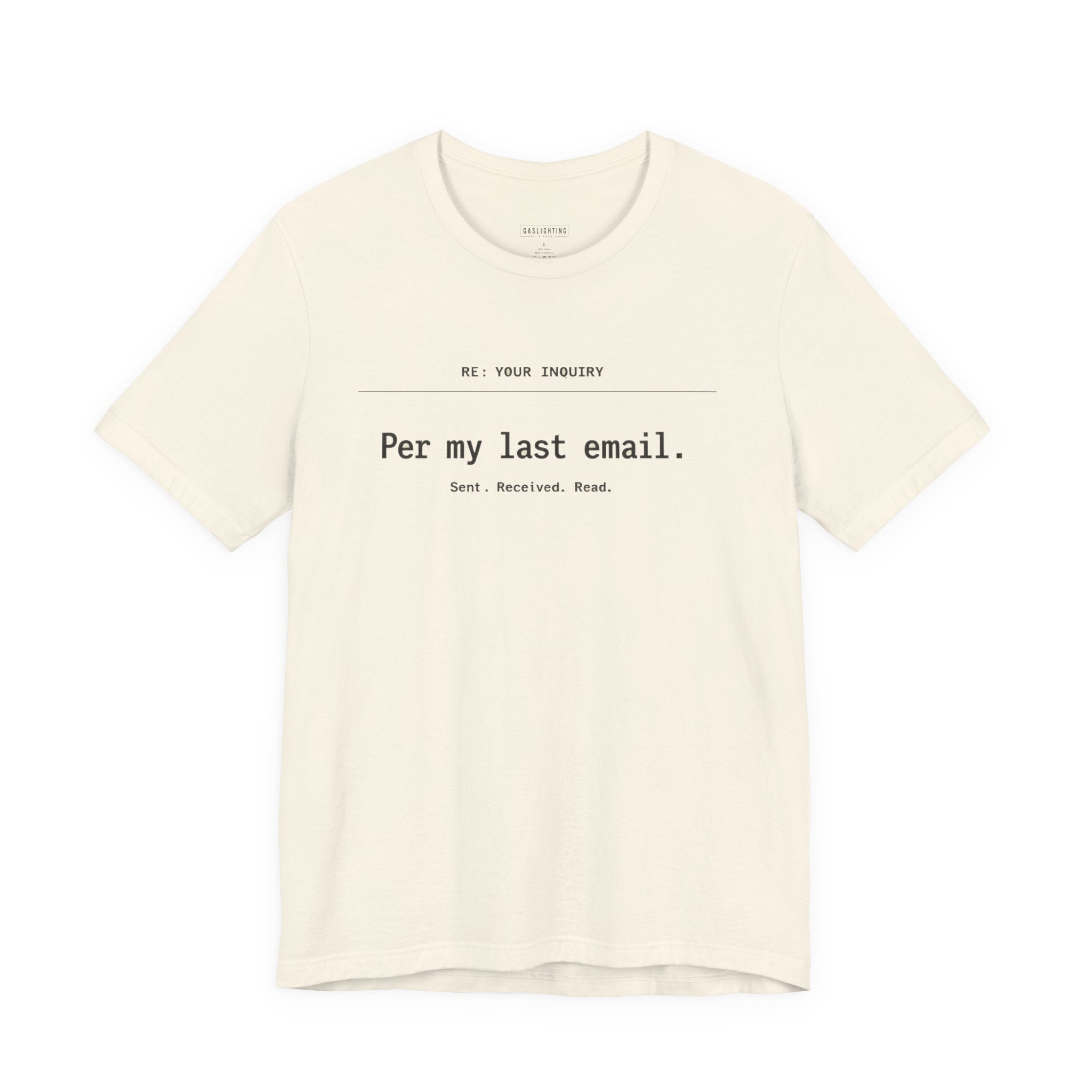 Per My Last Email.