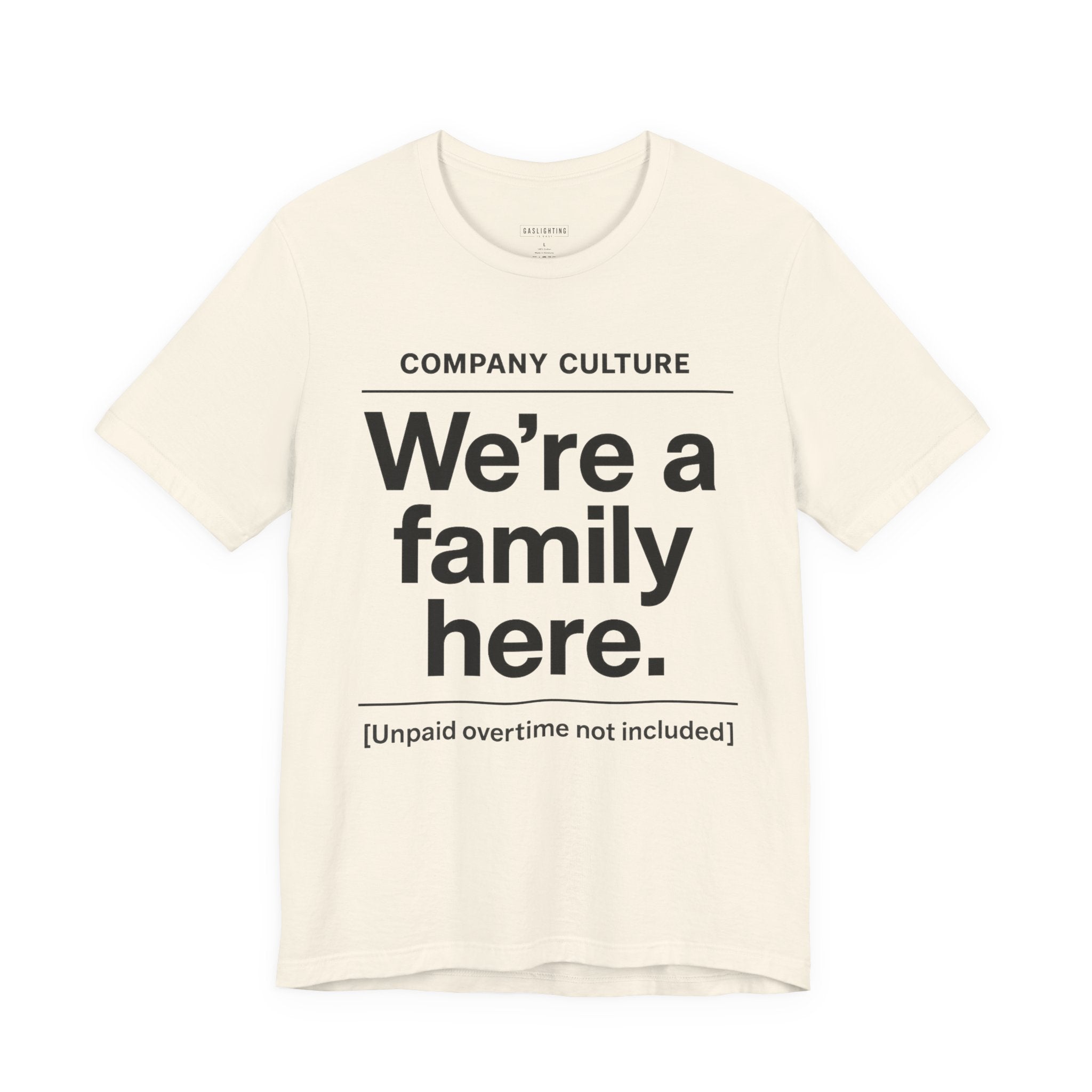 We're a family here.