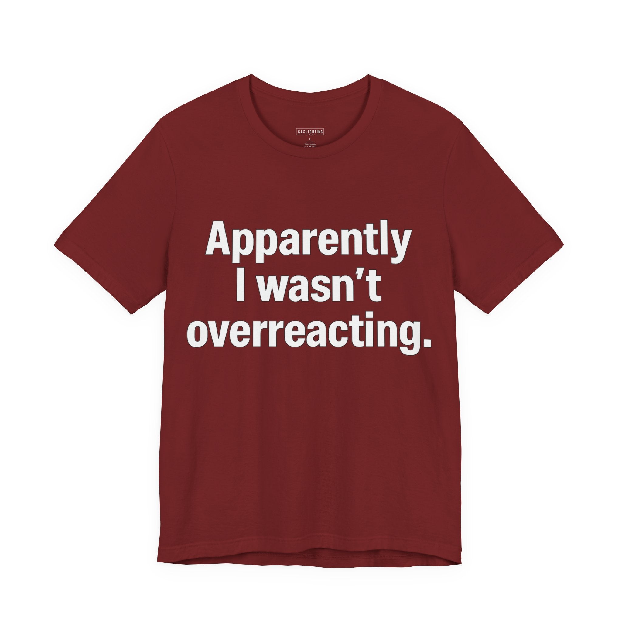 Apparently I wasn't overreacting.